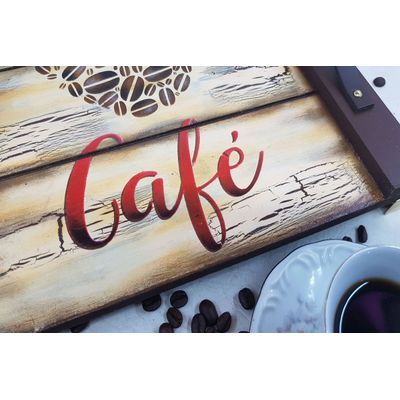 Bandeja Café mdf
