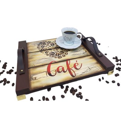 Bandeja Café mdf