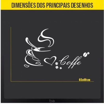 Adesivo de Parede Aroma de Café