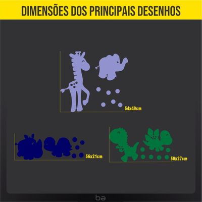 Adesivo de Parede Bichos