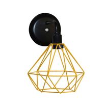 Arandela diamante Amarelo