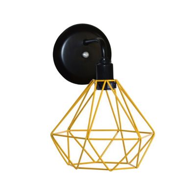 Arandela diamante Amarelo