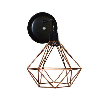 Arandela diamante Cobre