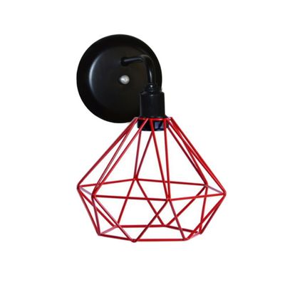 Arandela diamante Vermelho