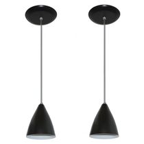 Lustres pendentes 2 un Preto