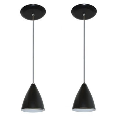 Lustres pendentes 2 un Preto