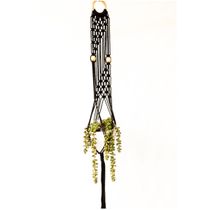 Suporte para plantas em Macramê cor preta