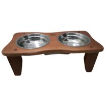 Comedouro bebedouro Pet duplo M