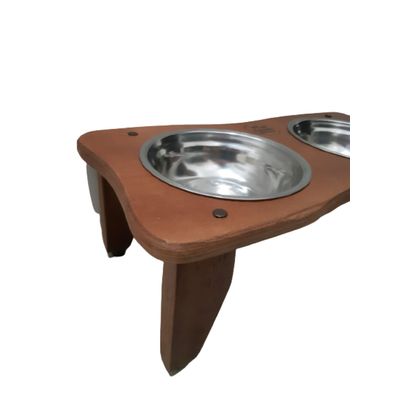 Comedouro bebedouro Pet duplo M
