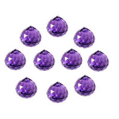 Bola de Cristal 3,0 cm LILAS 03 unidades