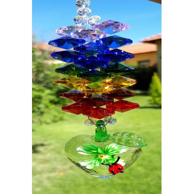 "Pingente de Cristal Suncatcher - Murano ""Moscou"""
