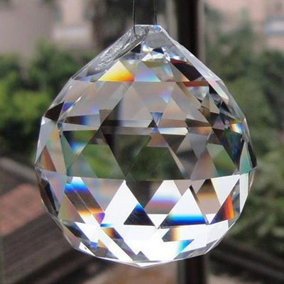 Kit 40 Bolas Cristal translucido 4 cm