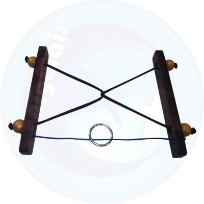 JOGO ARGOLA PERDIDA EM MADEIRA PINUS