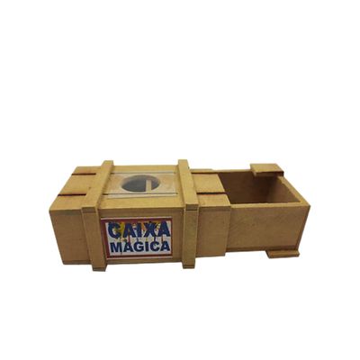 Jogo infantil Caixa mágica madeira