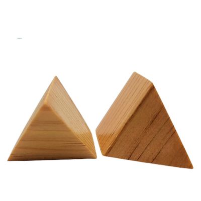 Brinquedo Pirâmide 2 peças bloco montar infantil