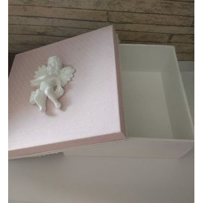 Nossa senhora de Fátima + 1 Caixa em MDF + 1 Mandala