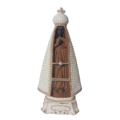 Nossa Senhora Aparecida com pérolas