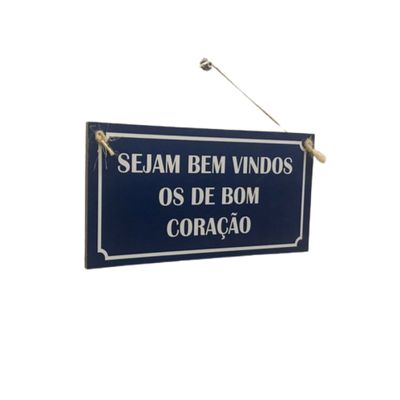 Placa Mdf Seja bem vindo