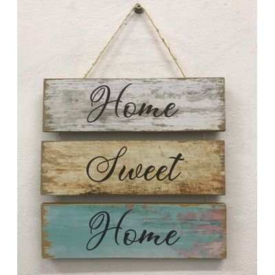 Placa Mdf home sweet home