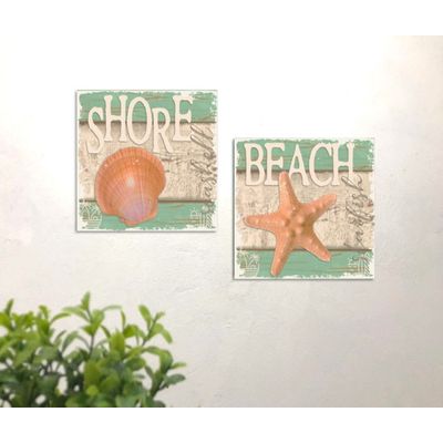 Placa Mdf praia lavabo