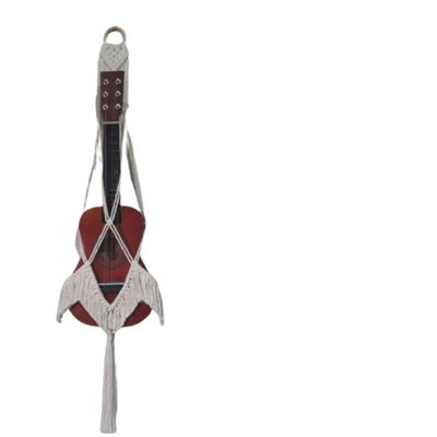 Suporte violão Macramê Cru