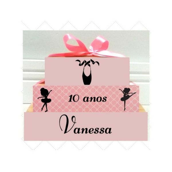 Decoração sala Nome Personalizado Rosa - em Madeira pinus