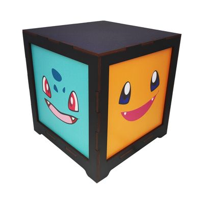 Luminária Box PokemonEM MDF