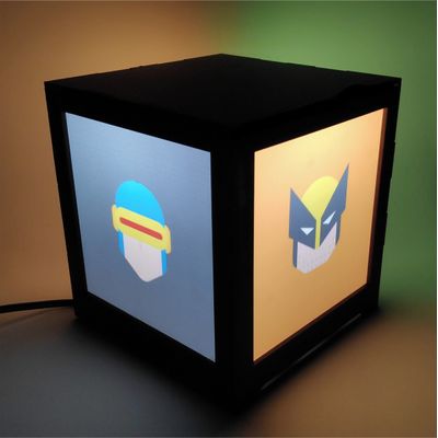 Luminária Box X-Men em MDF