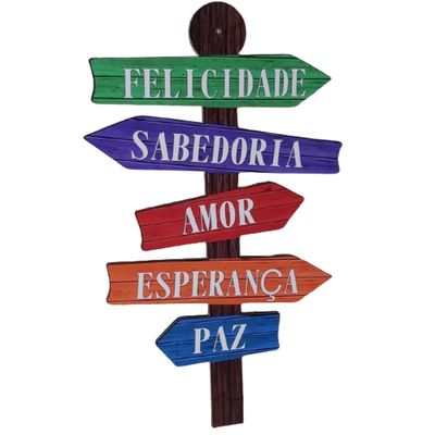Placa MDF Sabedoria
