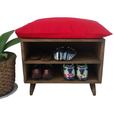 Puff Sapateira Red
