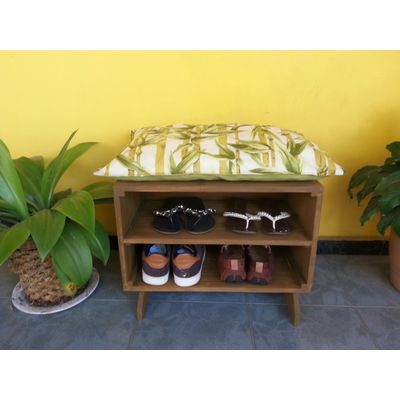 Sapateira Puff bambu