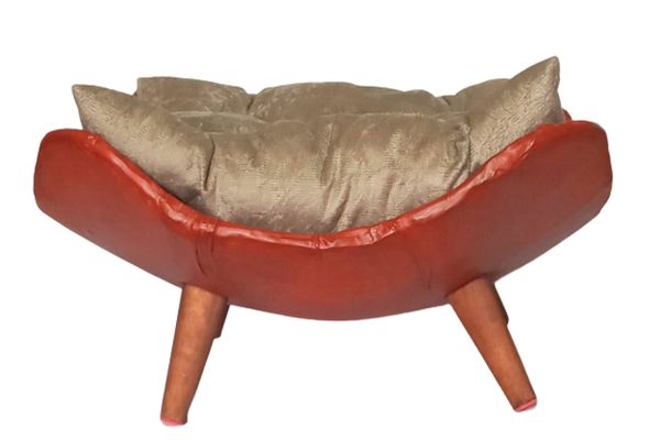 Cama de gato com almofada