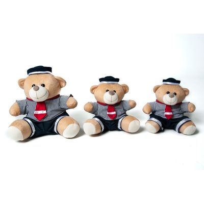 Urso Pelúcia Marinheiro Listrado 3 un