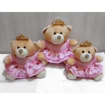Ursa Pelúcia Princesa 3 un