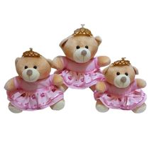 Ursa Pelúcia Princesa 3 un