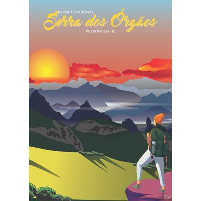 Quebra cabeça Serra dos Órgãos 98 x 70cm 1014 peças