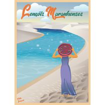 Quebra cabeça Lençóis Maranhenses 1014 peças 98 x 70cm