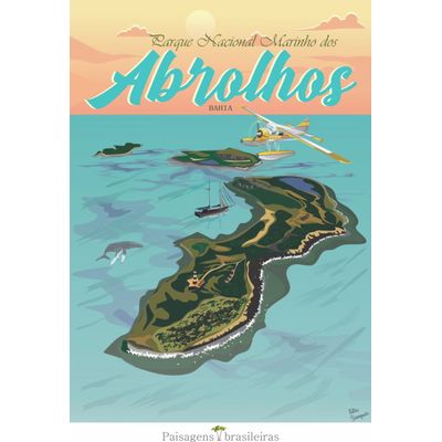 Quebra cabeça- Parque Abrolhos 98 x 70cm 1014 peças