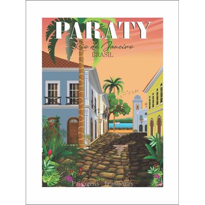 Quebra cabeça Ilustração de Paraty - RJ 1014 pçs - 98 x 70cm