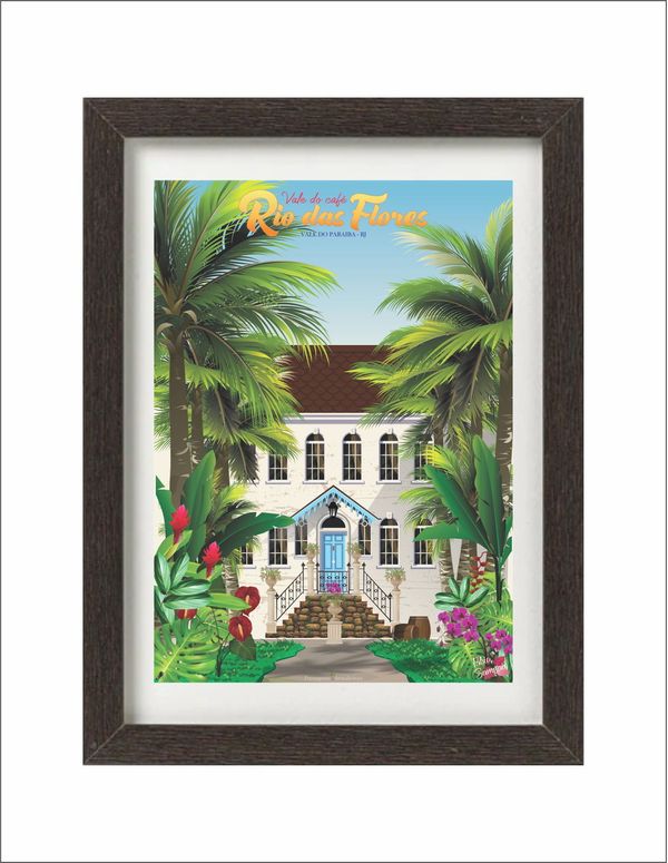 Quebra cabeça 1014 peças - Fazenda Rio das Flores 98 x 70cm