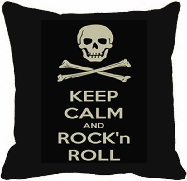 Almofada Keep Calm Rock in Roll