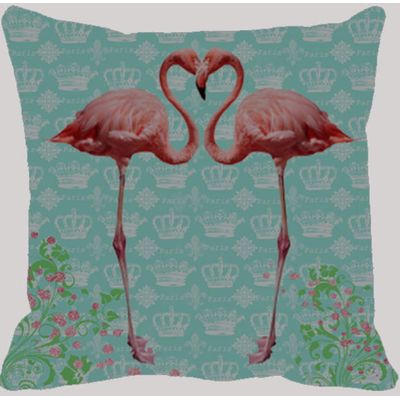 Almofada Flamingo Coroa