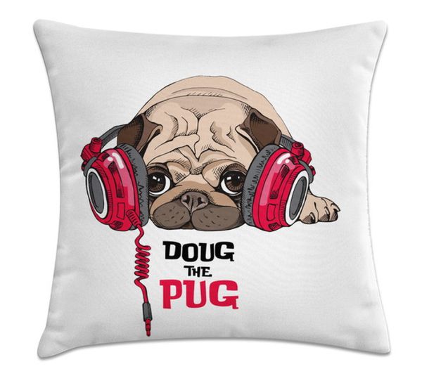 Almofada Pug Mugs