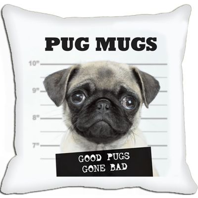 Almofada Pug Mugs