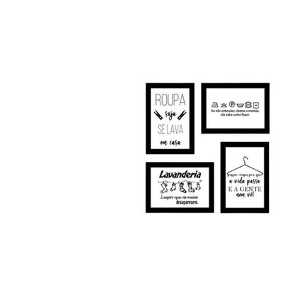 Placas mdf Lavanderia 4 un
