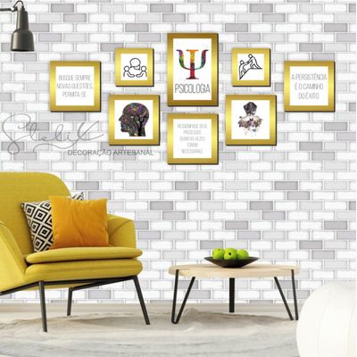 Placas mdf Psicologia 8 un