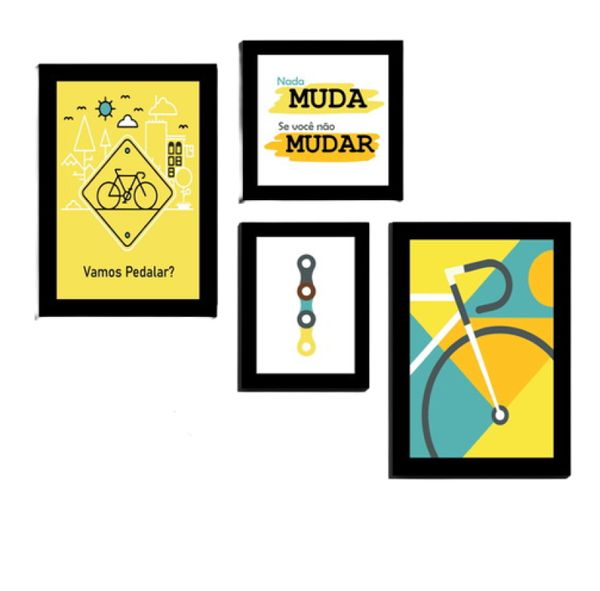 Placas mdf Ciclista 4 un