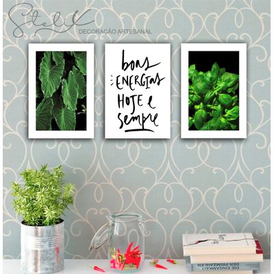 Placas mdf plantas 3 un