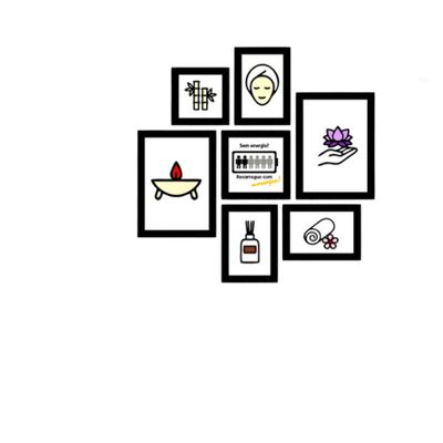 Placas mdf Massoterapia 7 un