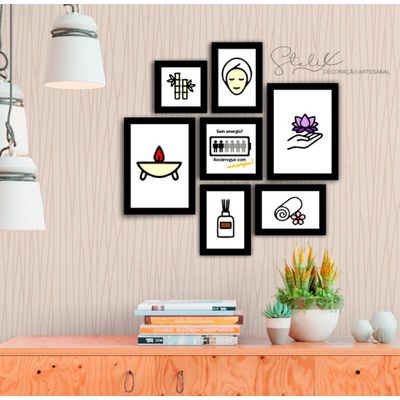 Placas mdf Massoterapia 7 un